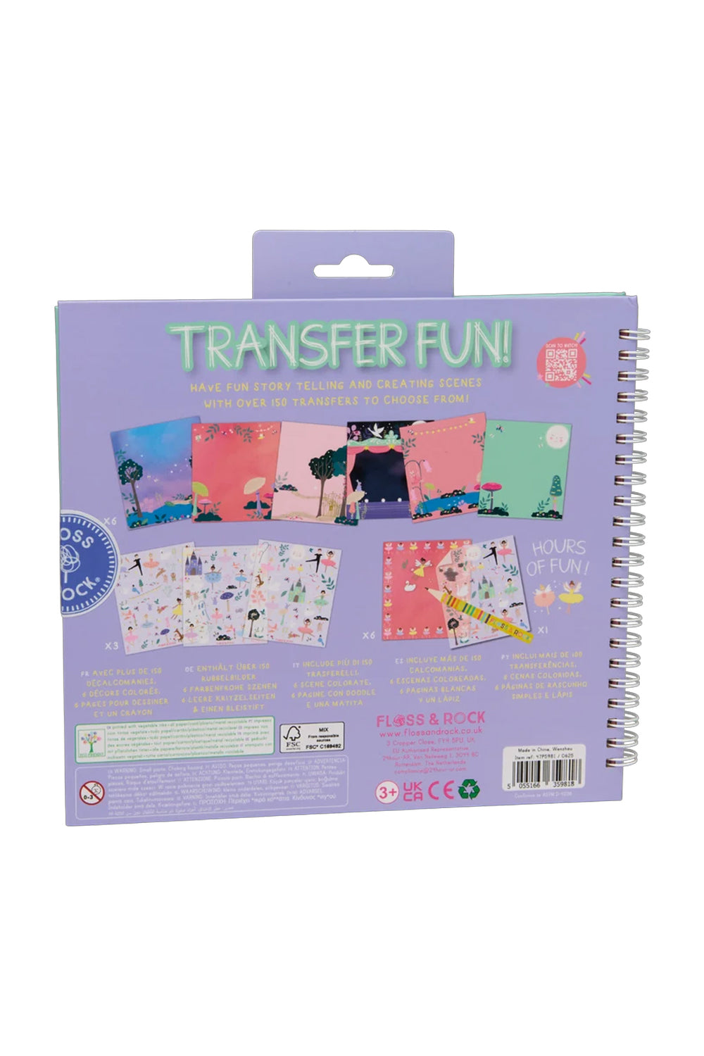 Floss & Rock Ballerina Transfer Activity Set