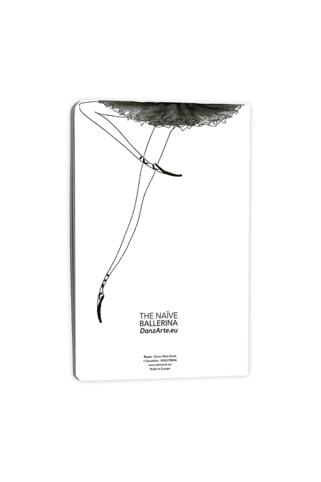 Danzarte A5 Notizbuch - Titelbild mit Tanzpositionen