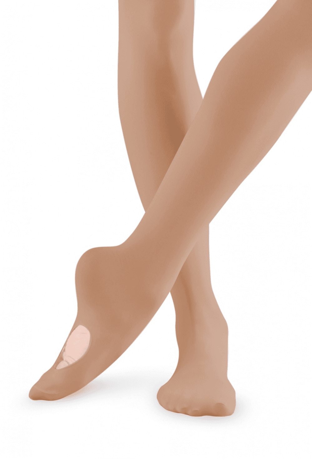 Bloch Mädchen/Frauen Ballett-Strumpfhosen mit Ballenloch