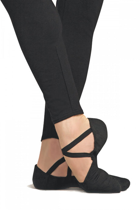 Capezio Cobra Herren Ballettschläppchen aus Leinen - Normale Passform