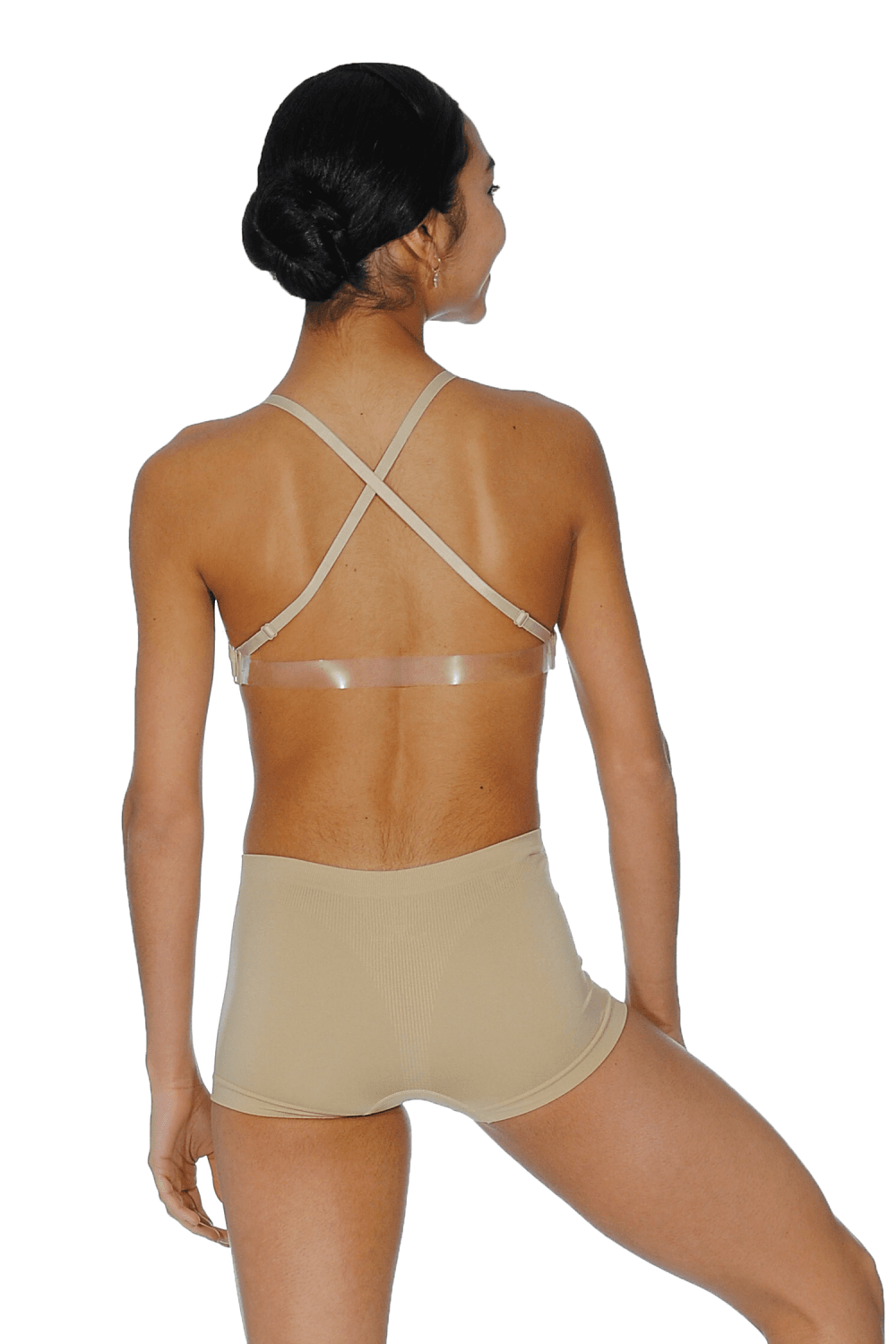 Capezio Mädchen BH mit tiefem Ausschnitt und transparenter Rückseite