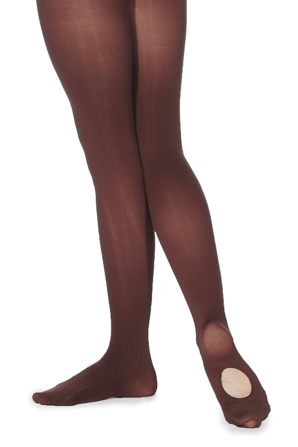 Capezio Strumpfhose mit Ballenloch und nahtlosem Bund für Mädchen