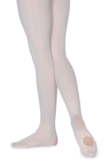 Capezio Strumpfhose mit Ballenloch und nahtlosem Bund für Mädchen