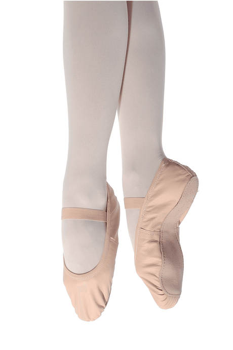 So Danca Leder Ballettschläppchen mit durchgehender Sohle