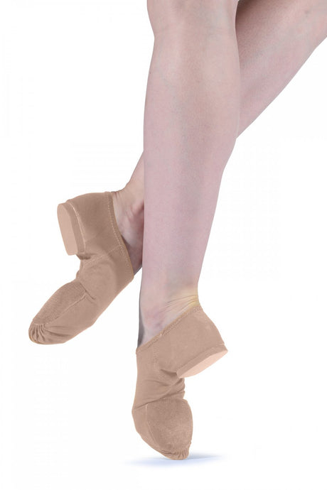 So Danca Dehnbare Jazzschuhe aus Leinen mit geteilten Sohlen