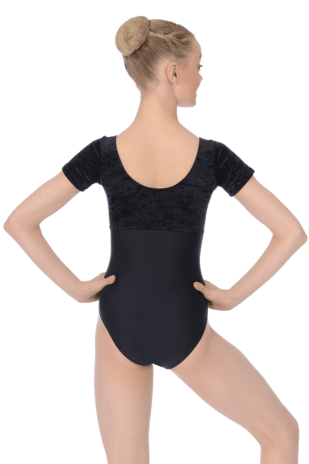 Roch Valley Teresa kurzärmeliges Ballett Trikot aus Samt und Lycra