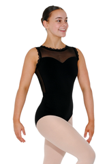 Capezio Netzbody mit herzförmigem Ausschnitt