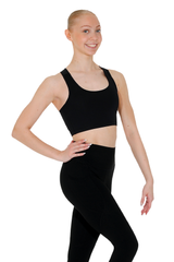 Sportliches Crop Top in Pink, Schwarz oder Weiß