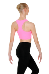 Sportliches Crop Top in Pink, Schwarz oder Weiß