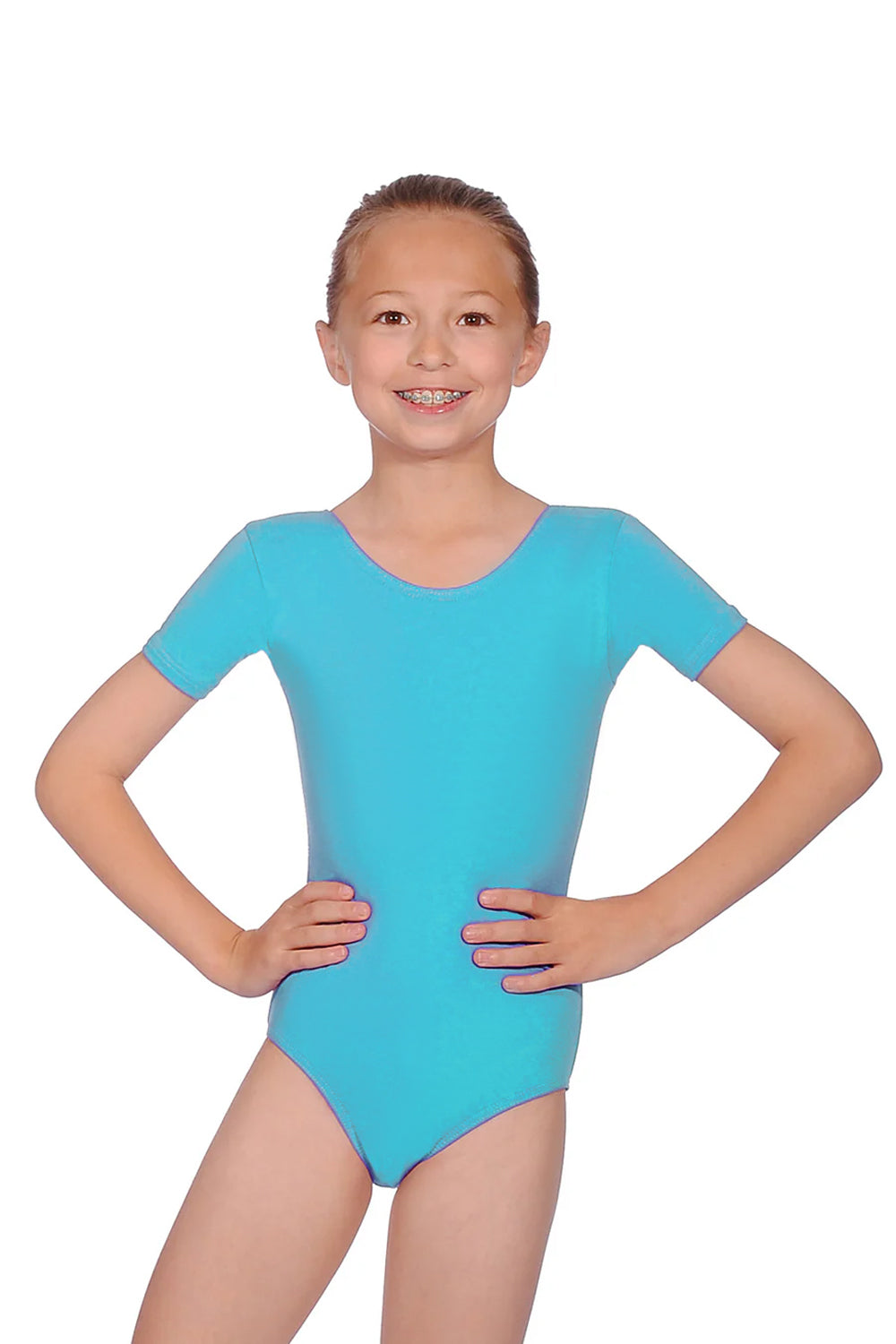 Roch Valley Prim kurzärmeliges Ballett Trikot aus Baumwolle