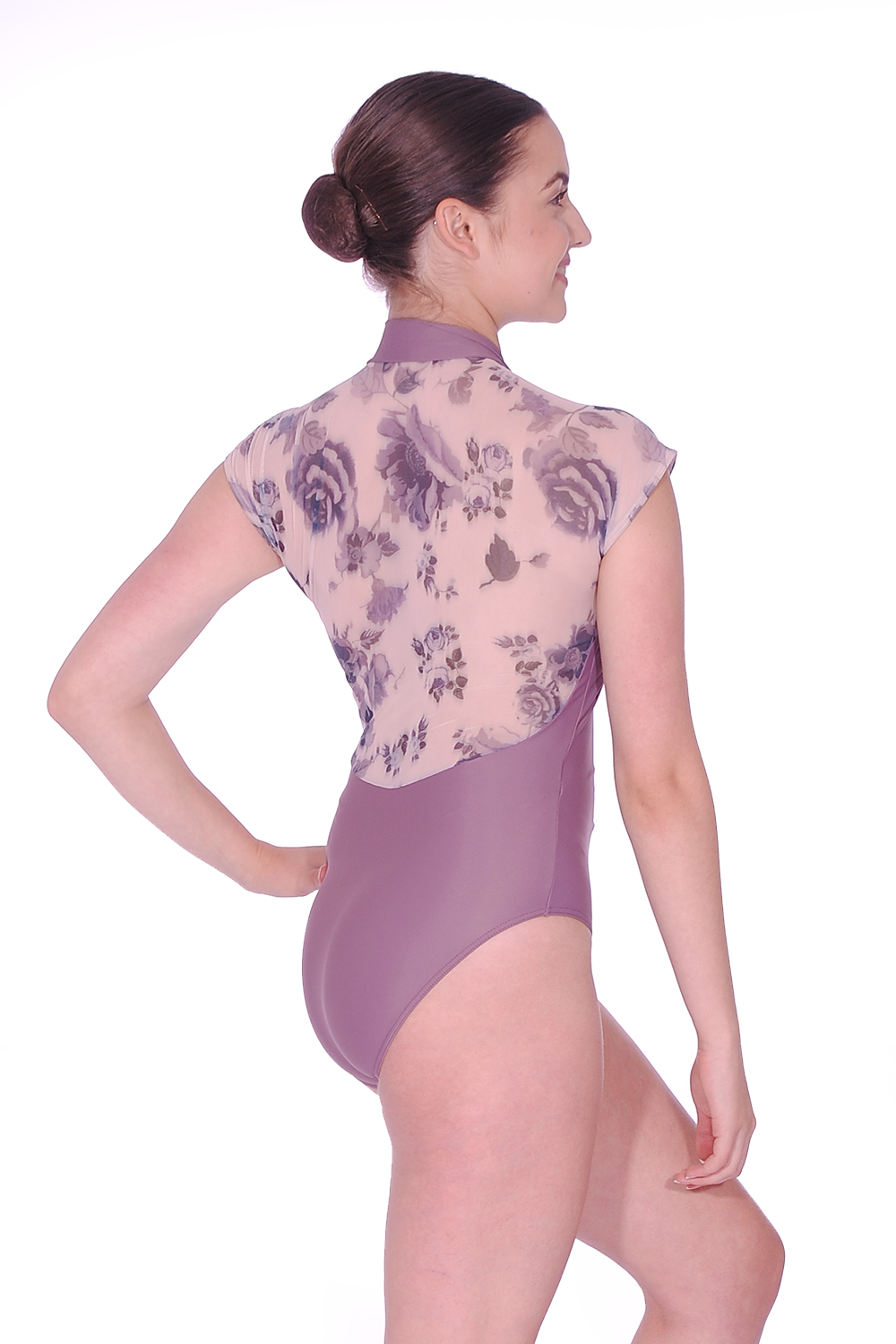 Intermezzo Tanztrikot Cindy in Floralem Maschen-Design