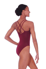 Capezio Ärmelloses Ballett Trikot mit doppelten Spaghettiträgern