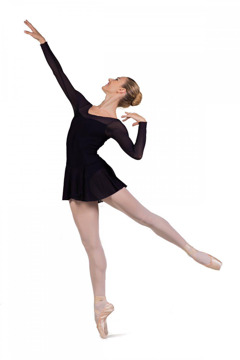 Ballet Rosa Francesca Langarm Damentrikot mit Rock