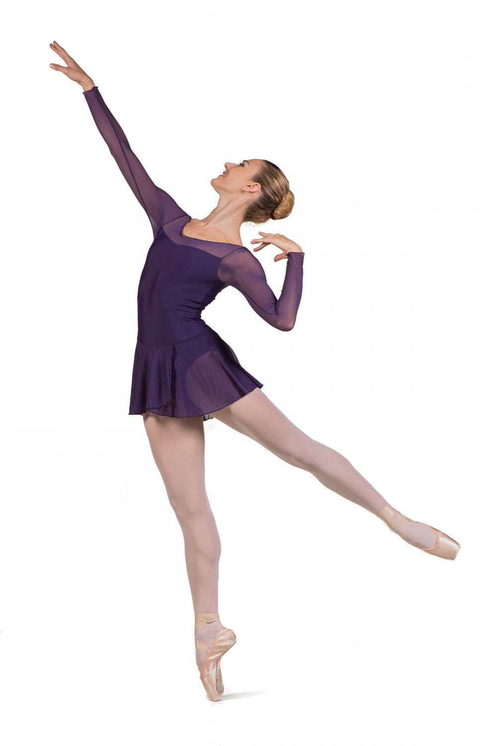 Ballet Rosa Francesca Langarm Damentrikot mit Rock