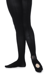 Capezio Strumpfhose mit variablem Fuß und Rückennaht für Mädchen