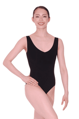 Ballet Rosa – Rejane – Ärmelloser Turnanzug mit verzierter Rückseite