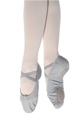 Sansha Pro Ballettschläppchen aus Leinen- Breite Passform