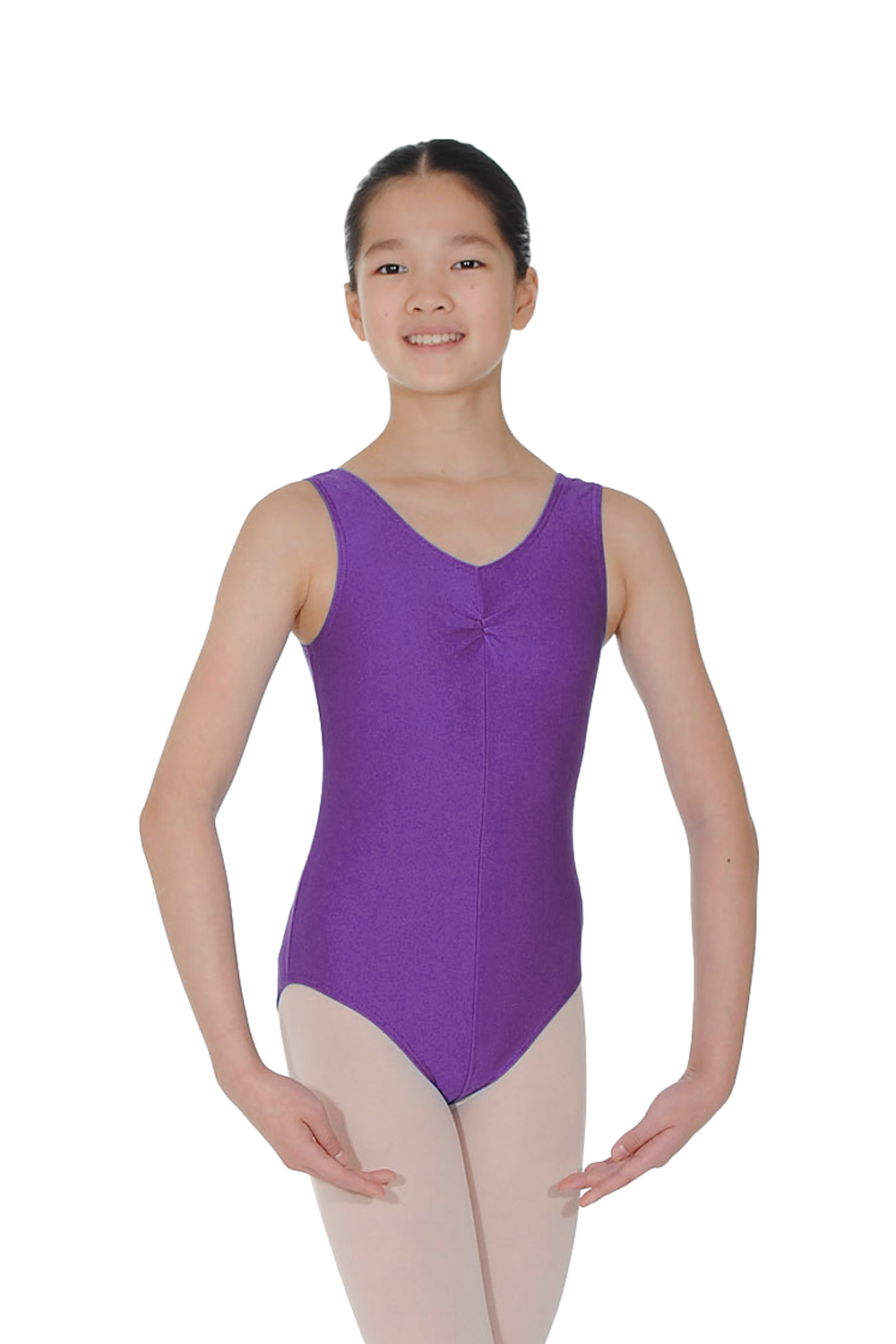 Damen-Balletttrikot Mit Stehkragen & Asymmetrischem Netz – Brustgepolstert, Großer Rückenausschnitt, Für Tanz & Yoga