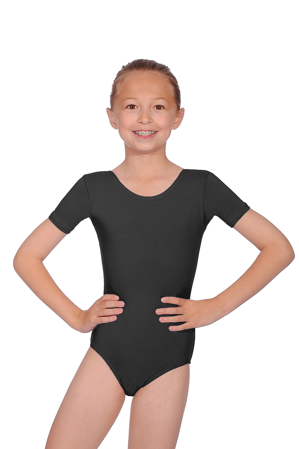 Roch Valley Prim kurzärmeliges Ballett Trikot aus Baumwolle