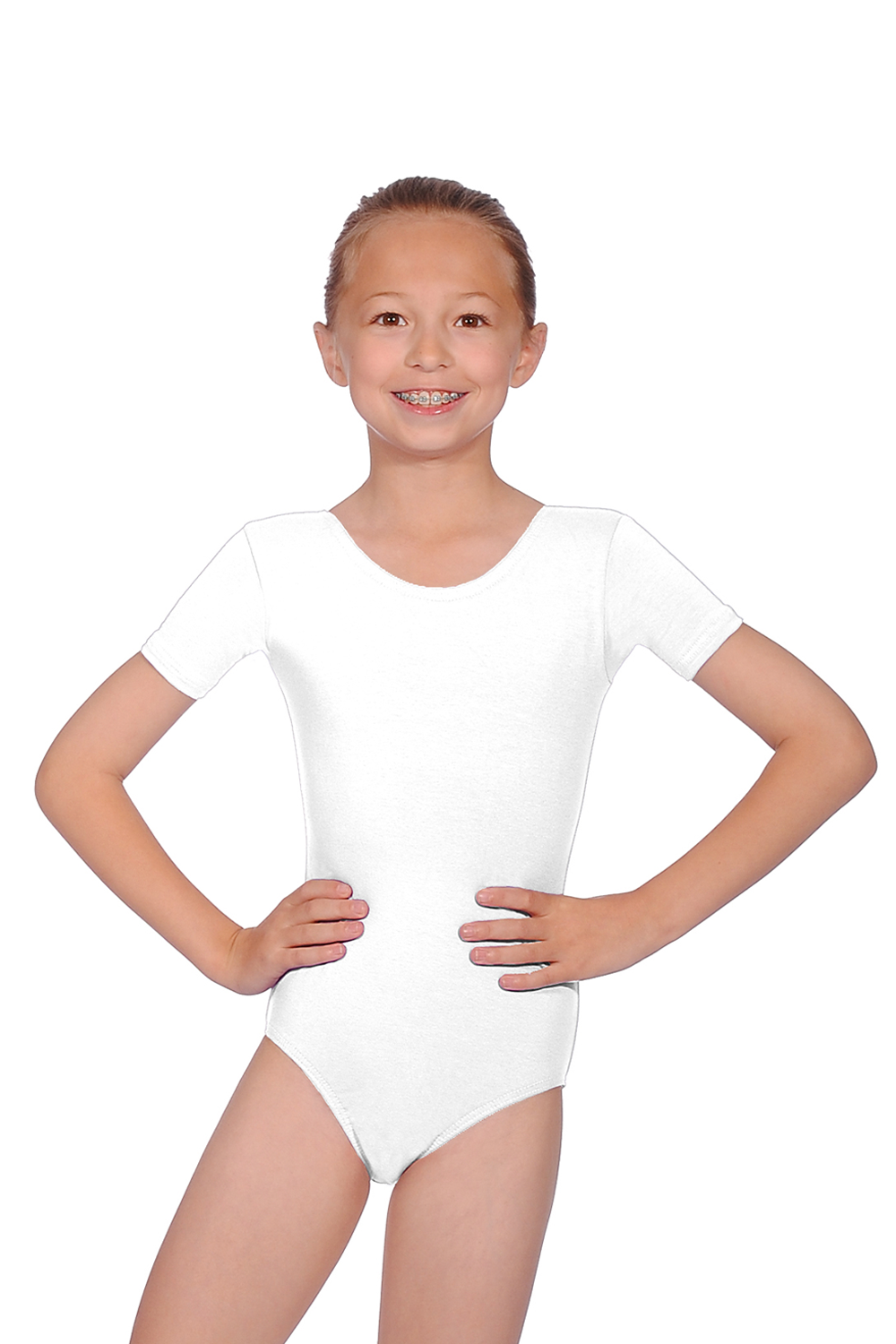 Roch Valley Prim kurzärmeliges Ballett Trikot aus Baumwolle