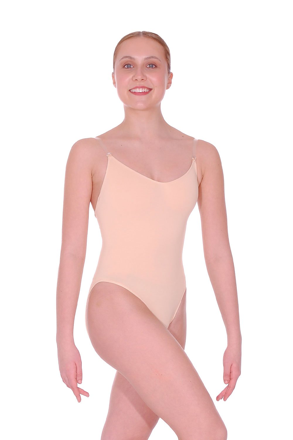 Capezio Tanztrikot mit durchsichtigen Trägern
