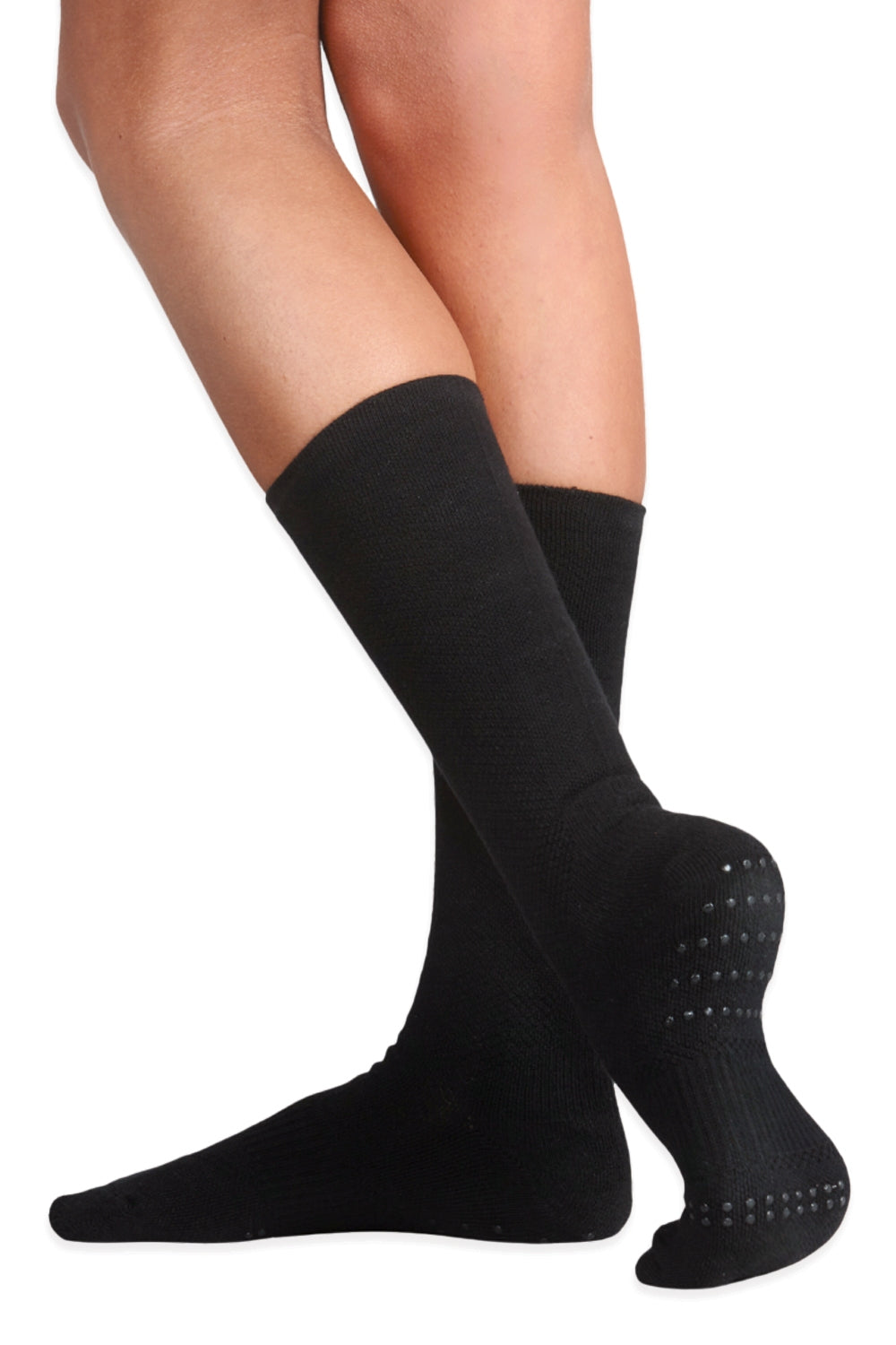 Seidige, sich drehende Kompressions-Tanzsocken