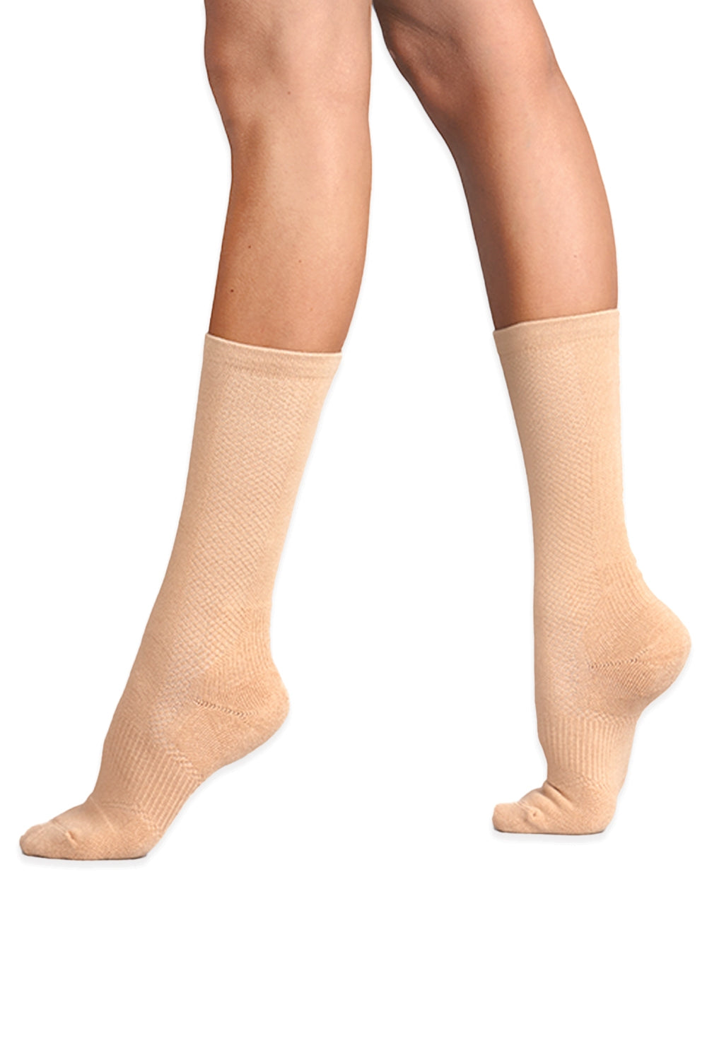 Seidige, sich drehende Kompressions-Tanzsocken