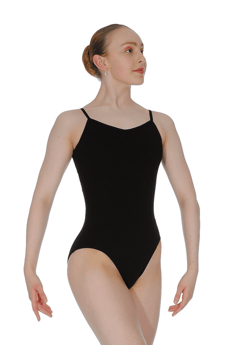 Capezio Trikot mit Spaghetti-Trägern und V-Ausschnitt